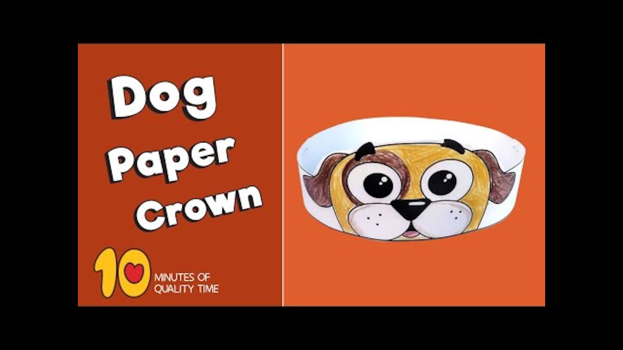 Dog Paper Crown