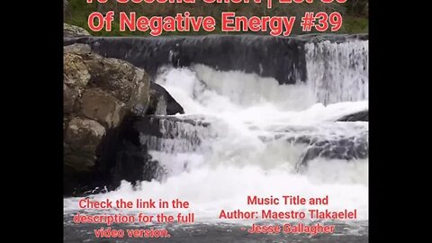 10 Second Short Of Let Go Of Negative Energy | #meditation #shorts #shortsvideo #waterfall #39