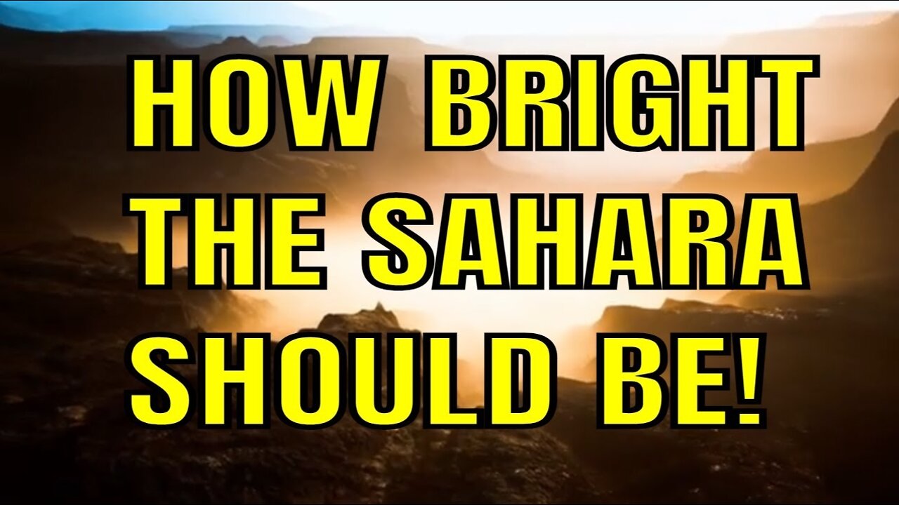 See How Bright the Sahara can be for our future, environment, energie and natural sources!