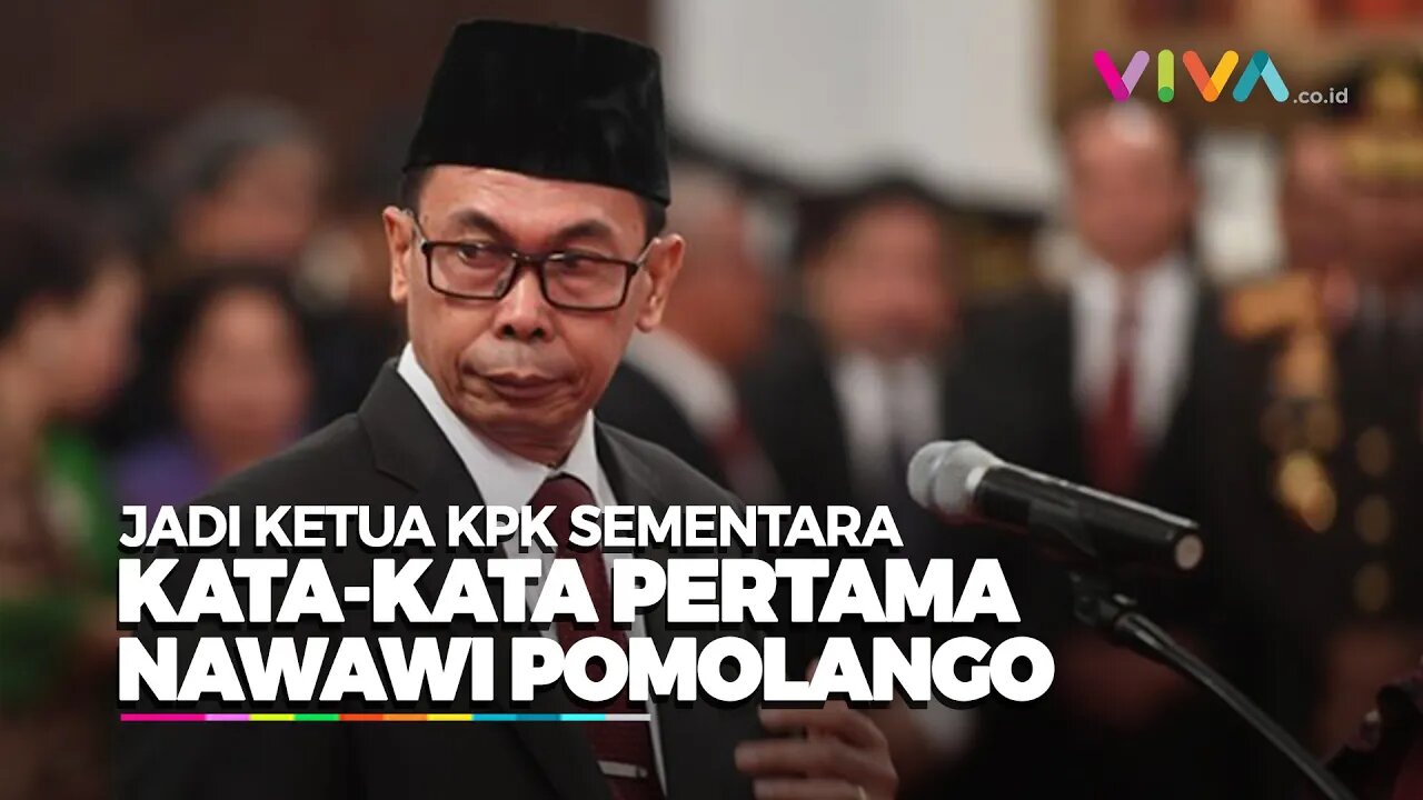 Pernyataan Nawawi Pomolango Usai Dilantik Jadi Ketua KPK Sementara