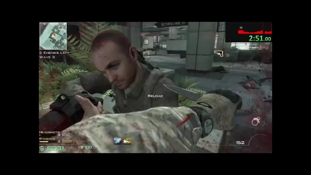 MW3 Survival Terminal Wave 10 - 11:24.74