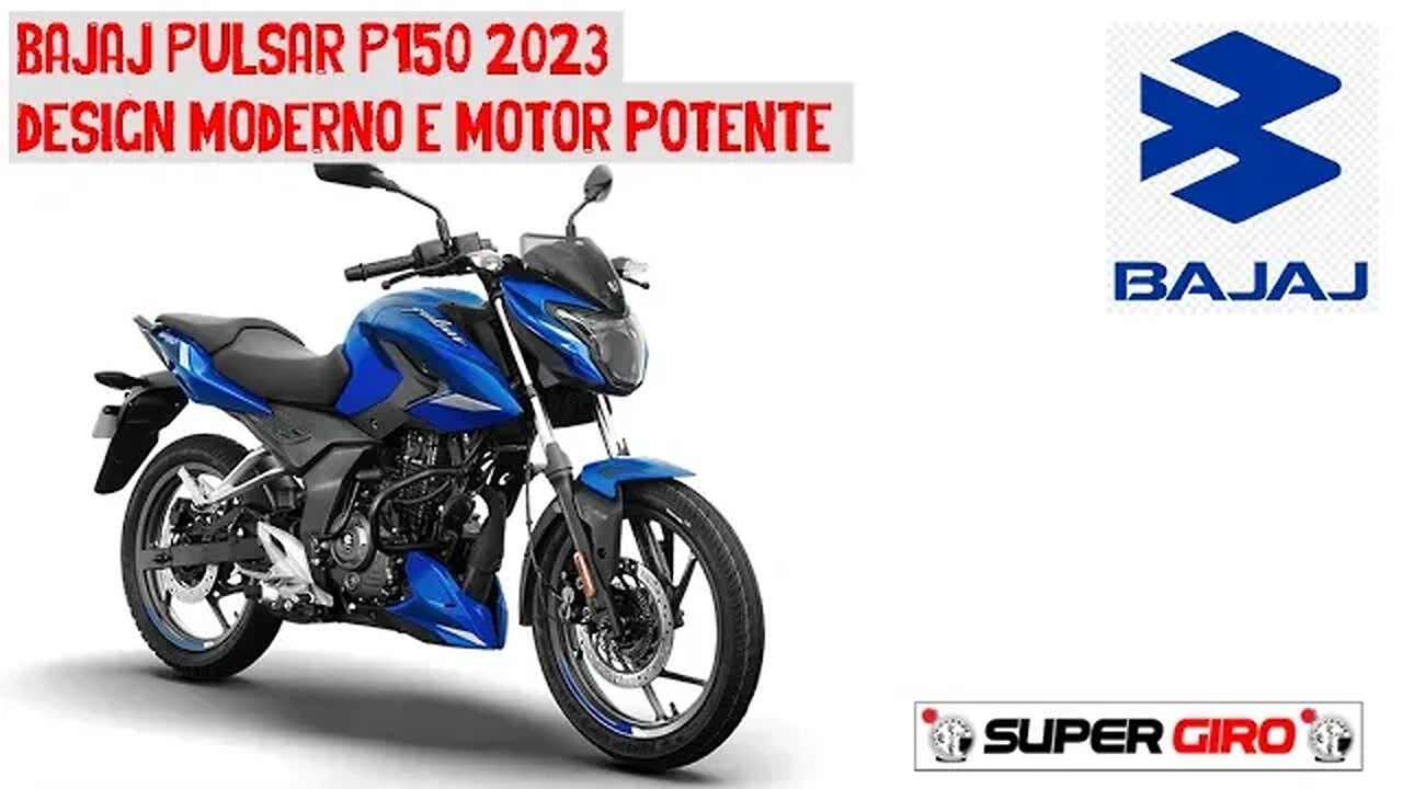 Bajaj Pulsar P150 2023 com freio ABS e motor muito potente #CANALSUPERGIRO