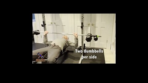 #dumbbells raising the bar with Dualbell! #dumbbellpress to #benchpress to #declinebenchpress!