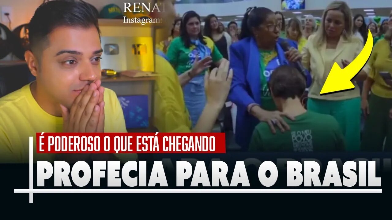 Michelle Bolsonaro recebe PODEROSA PROFECIA para o Brasil