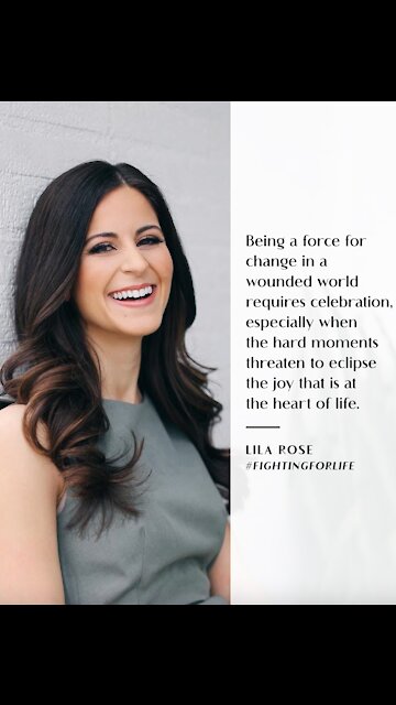 Lila Rose Shares Wisdom From Her Book 'Fighting For Life'