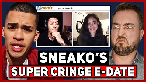 REACTING to SNEAKO Cringe Omegle Date