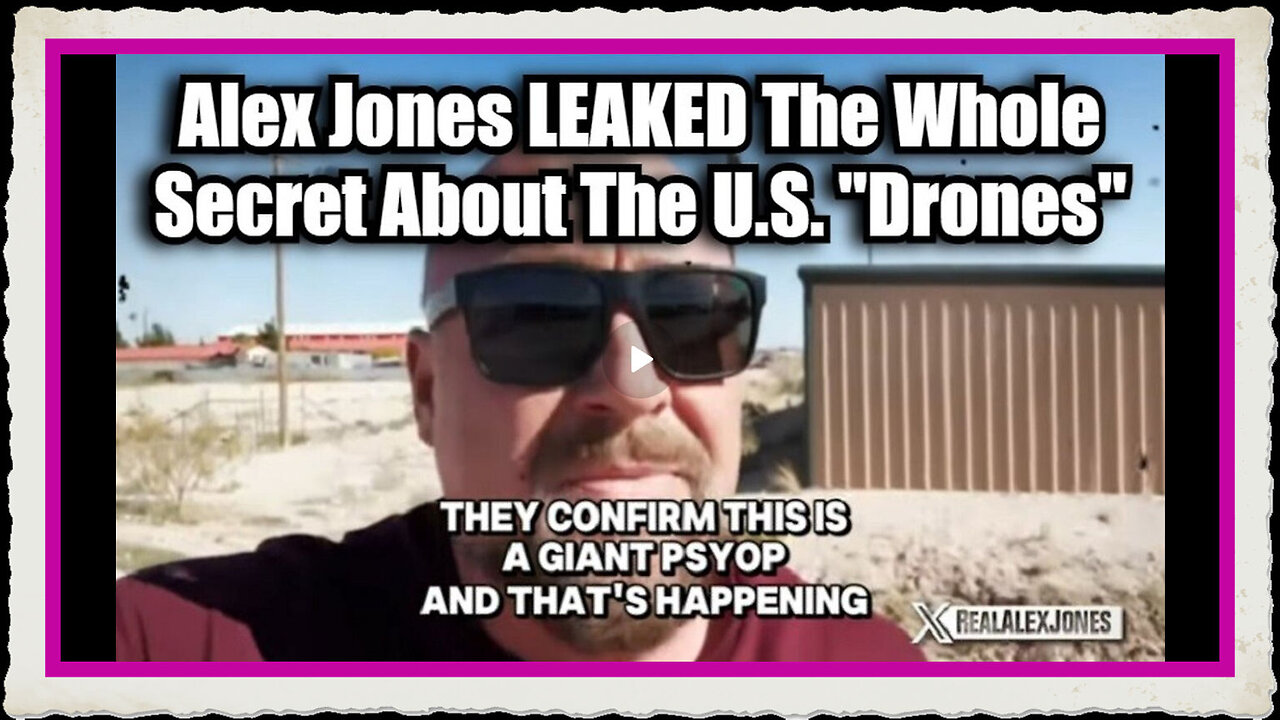 BQQM!! Alex Jones LEAKED The Whole Secret About The U.S. Drones