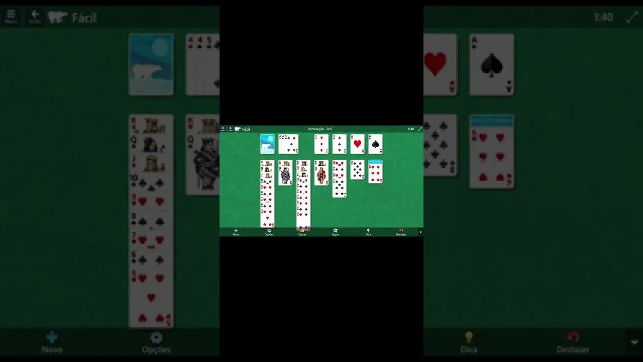 Microsoft Solitaire Collection Klondike EASY Level # 52 #shorts