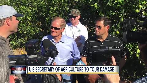 U.S. Secretary of Agriculture to tour Irma damage