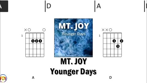 MT JOY Younger Days FCN GUITAR CHORDS & LYRICS