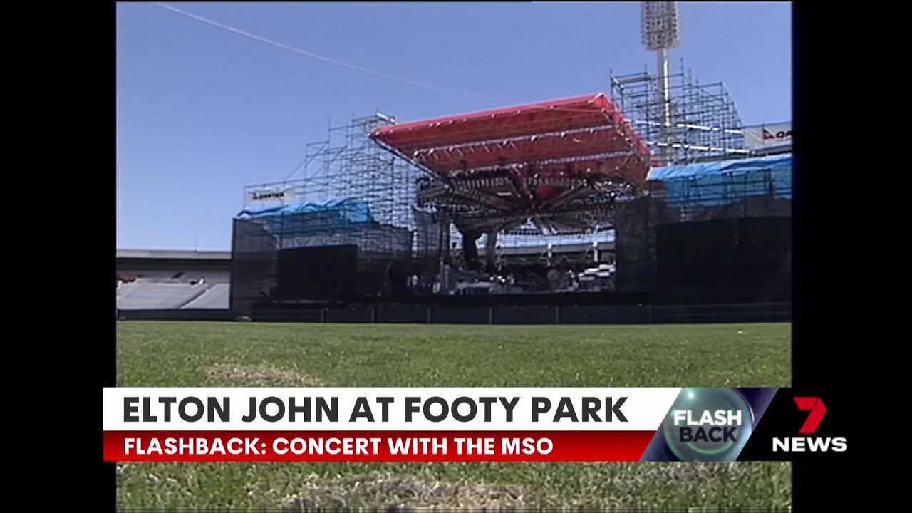 Elton John at Football Park 1986 - 7 News Flashback Adelaide