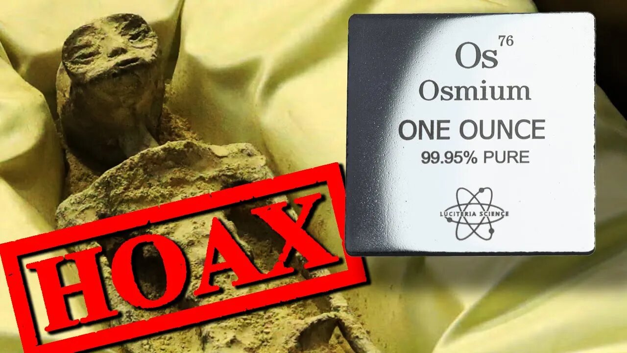 Rarest Precious Metal Involved In Alien Hoax!