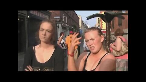 Witnessing to Two Roman Catholic Girls in Dublin, Ireland | Temple Bar Area | Kerrigan Skelly