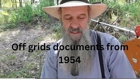 Sharing video of off grid 1954 documents, pray his video doesn’t get taken down 🙏🏾