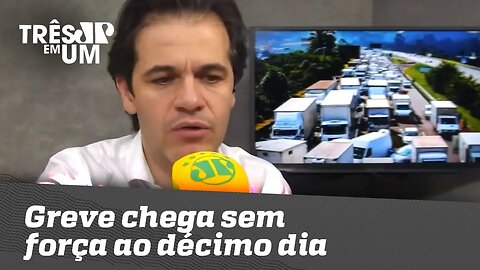 Greve chega sem força ao décimo dia