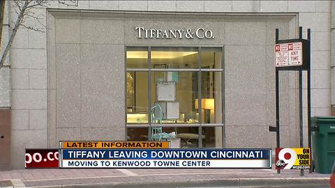 Tiffany & Co. leaving downtown Cincinnati