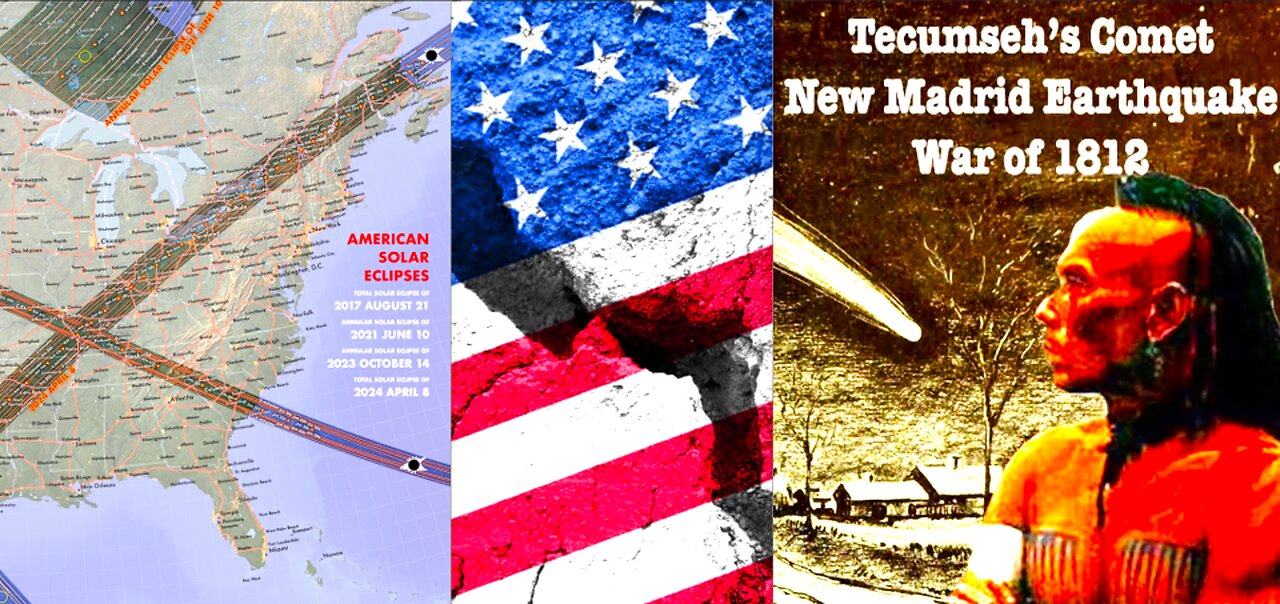 URGENT ALERT!!! ECLIPSE-COMET-GREAT QUAKES-INVASION-DESTRUCTION OF USA -2024 & 1811/1812 CONNECTION*