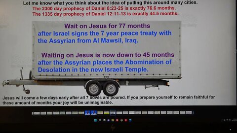 Prophecy billboard on wheels idea
