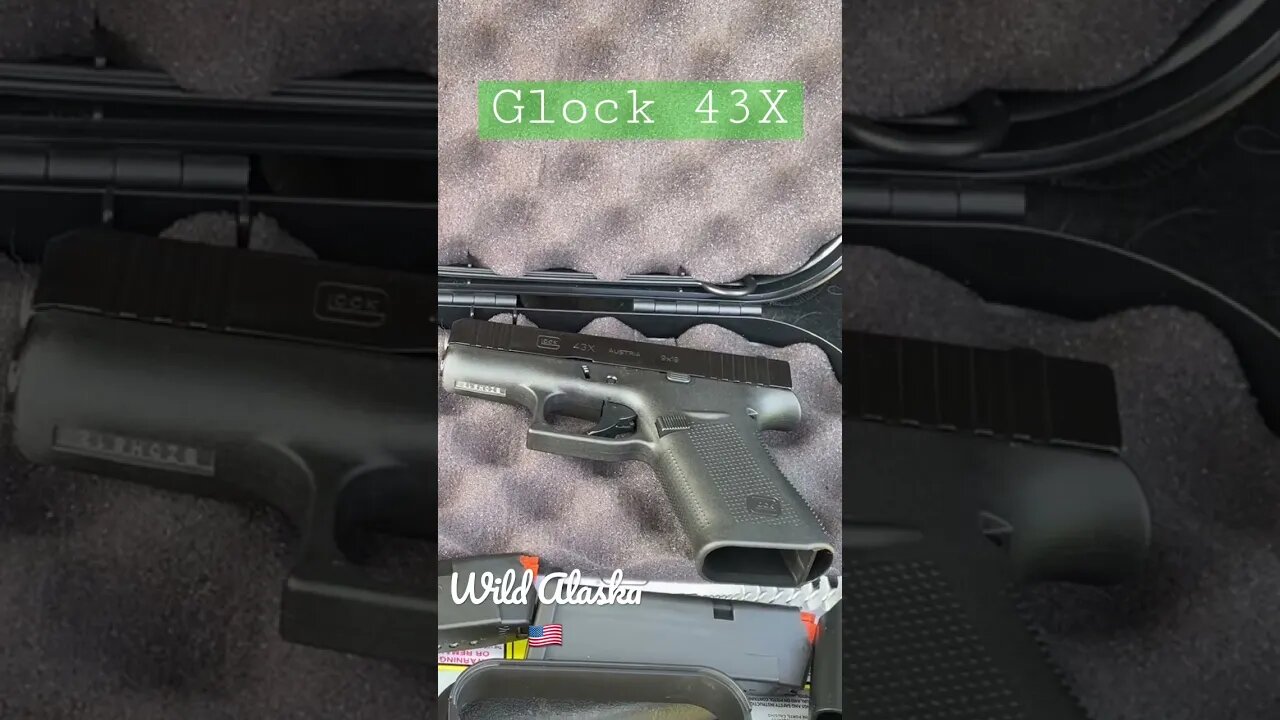 🤐Accidentally On Purpose..|Inertial Load~Glock 43X 💪🇺🇸 #alaska #shorts #subscribe