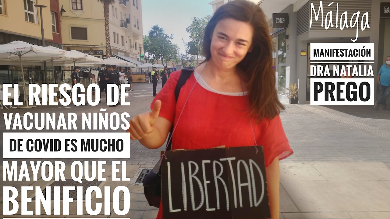 EN DEFENSA DE LOS NIÑOS Y EN APOYO DE LOS PADRES - Manifestación Málaga Natalia Prego.