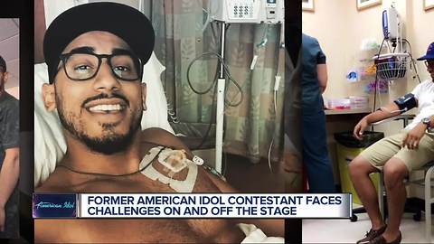 Former American Idol contestant faces challenges on and off the stage