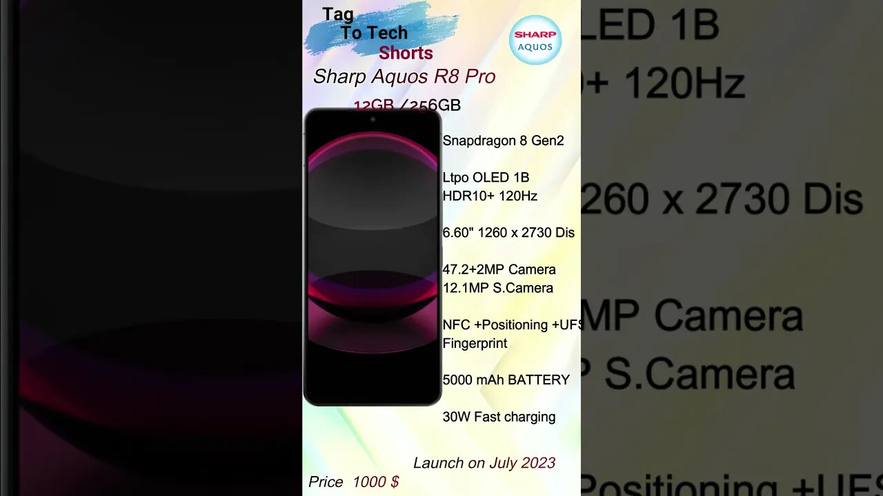 Sharp Aquos R8 Pro