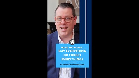 Would You Rather...buy everything or forget everything?