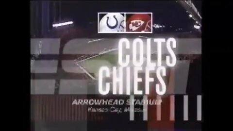 2001-10-25 Indianapolis Colts vs Kansas City Chiefs