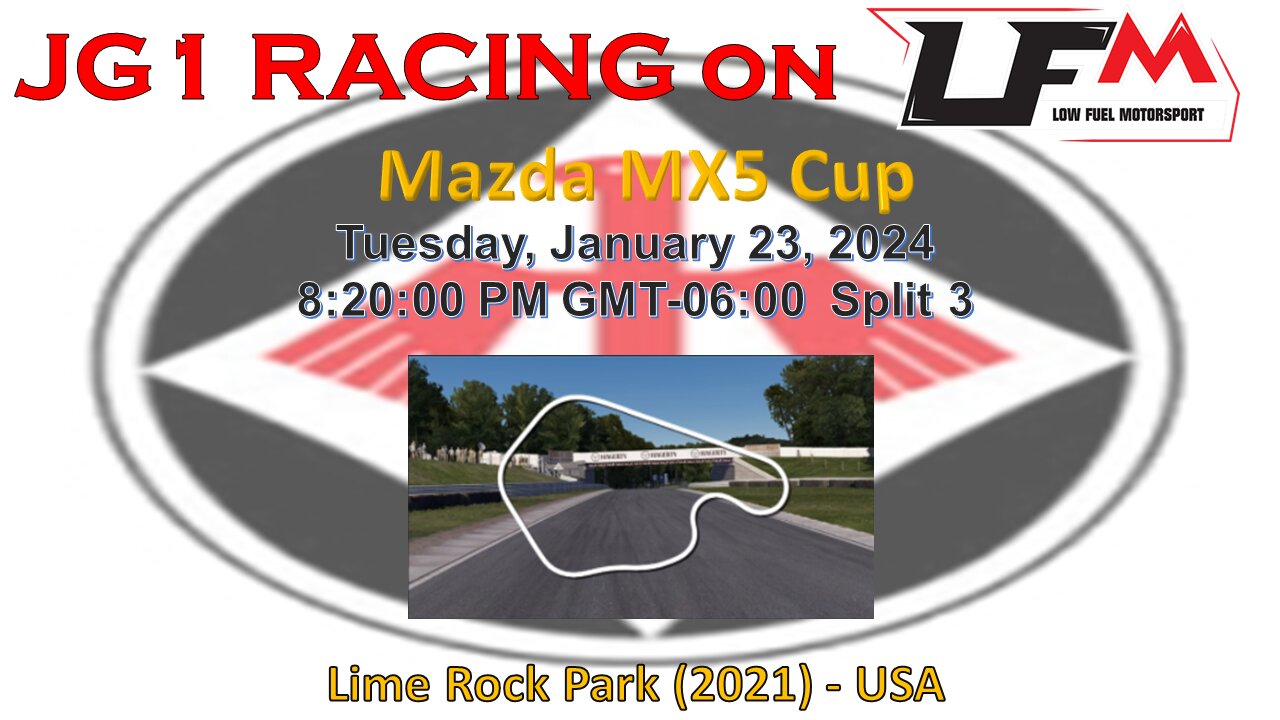 JG1 RACING on LFM - Mazda MX5 Cup- Lime Rock Park (2021) - USA - Split 3