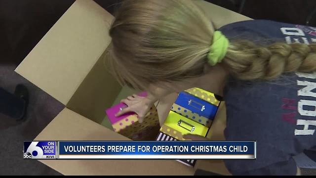 Operation Christmas Child underway in Boise