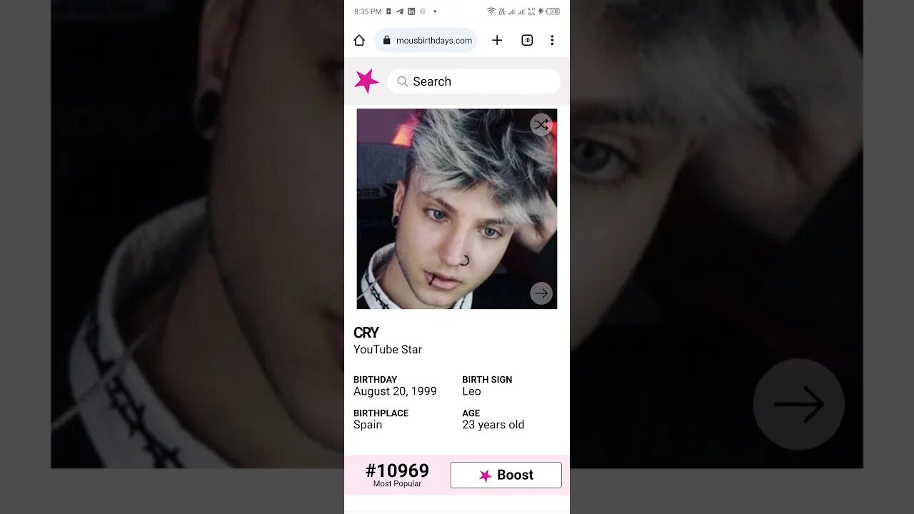 HAPPY 23 BIRTHDAY CRY YouTube Star