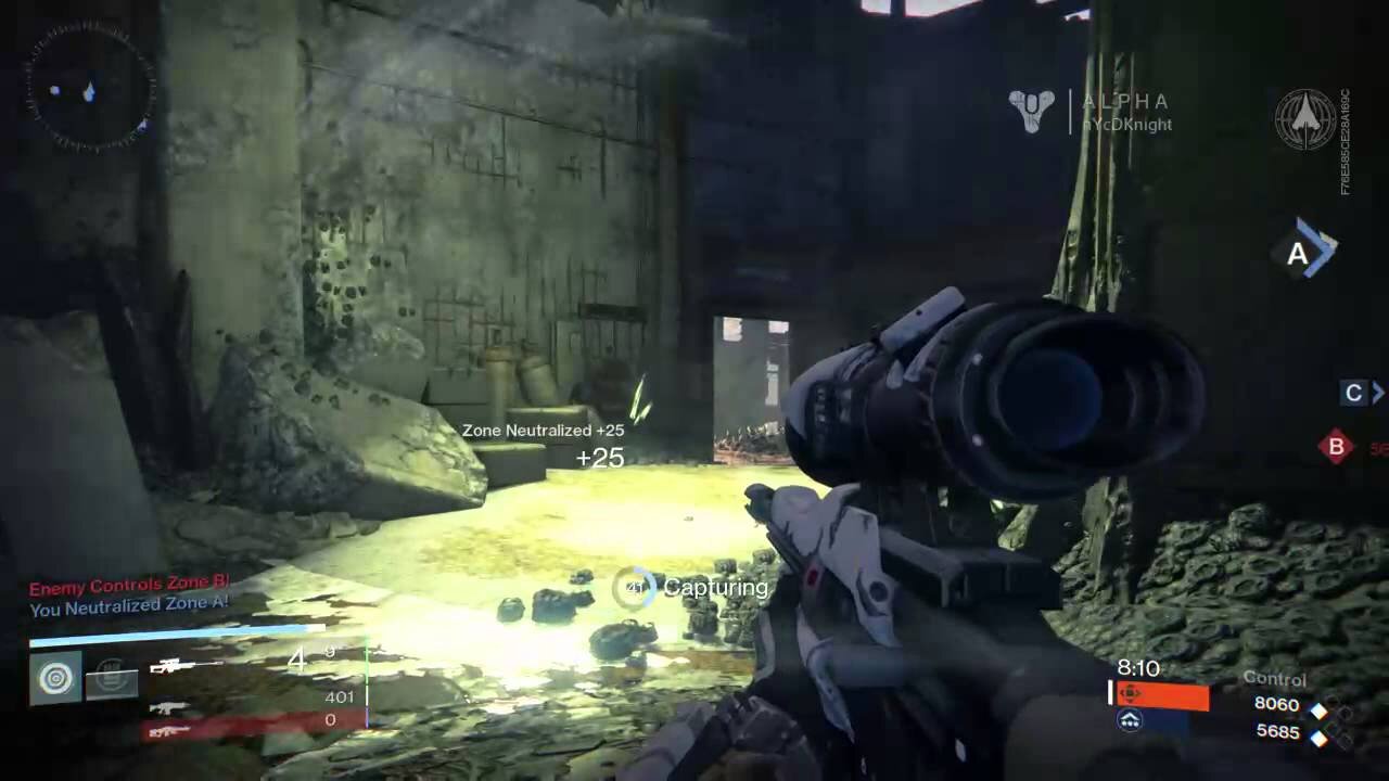 Destiny Alpha Crucible (game 1)