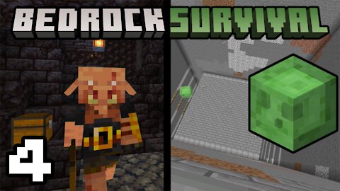 Bedrock Survival 4 Bastion & Slime Farm!