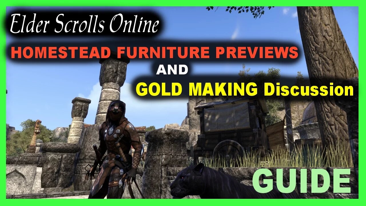ESO Homestead Furniture Recipe Previews and Gold Making Guide
