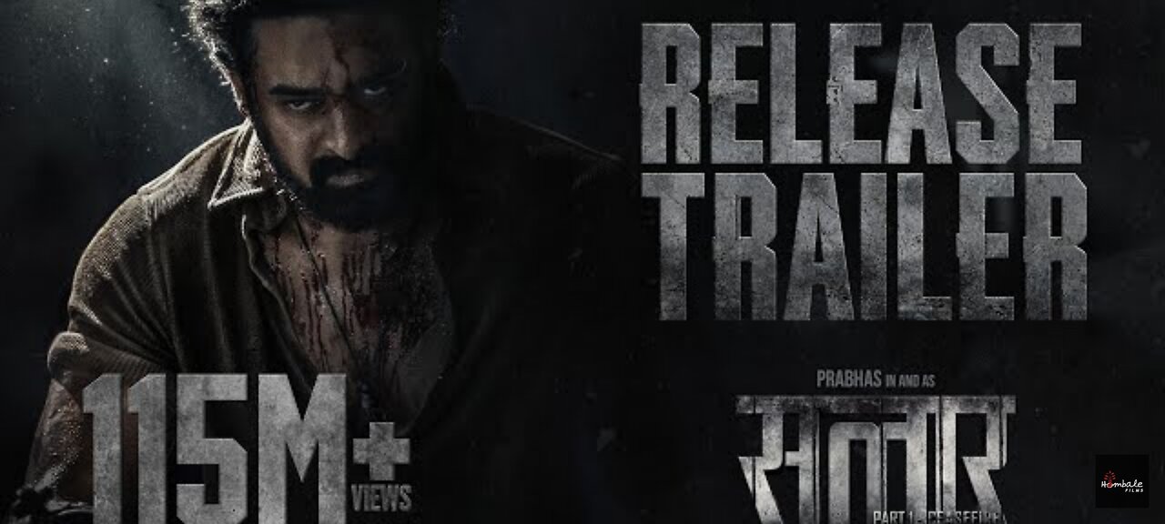 Salaar Release Trailer - Hindi | Prabhas | Prashanth Neel | Prithviraj | Shruthi | Hombale Films