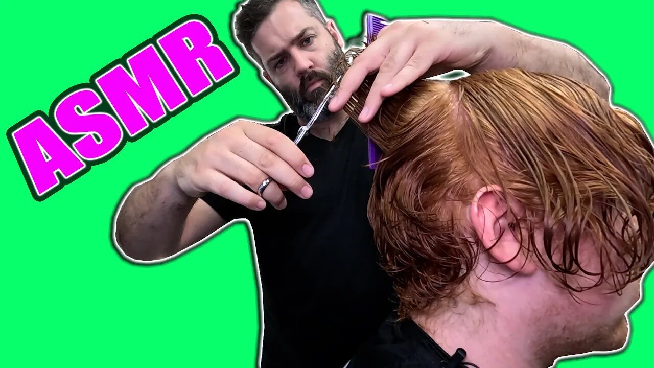 ASMR Barbershop | Scissor Cut | No Talking