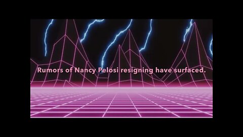 Nancy Pelosi To Resign Soon?