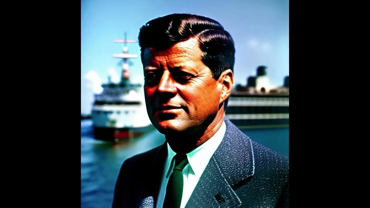 John f kennedy on Hms Belfast #wonderapp #johnfkennedy #hmsbelfast