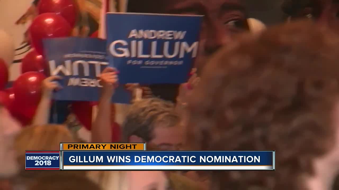 Gillum advances in quest to be Florida’s 1st black governor