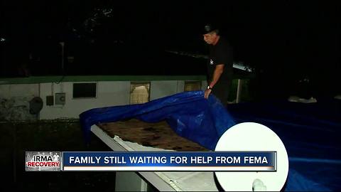 Family still waiting on help from FEMA following Hurricane Irma