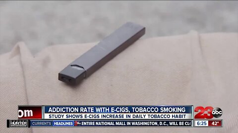 Study shows e-cigs increase in likelihood of tobacco habit