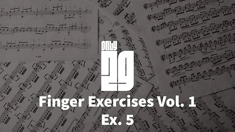 Master Your Piano Skills with Finger Exercises Vol. 1 - Ex. 5 - Piano Sheet Series