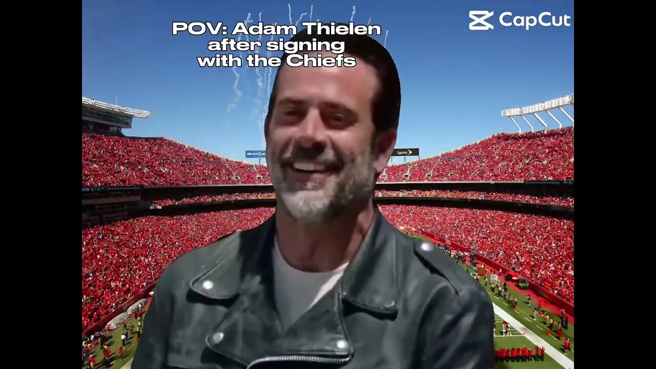 POV: Adam Thielen after signing with the Kansas City Chiefs 🥳