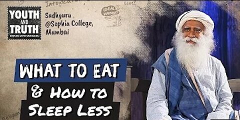 Advice to eat right and sleep less