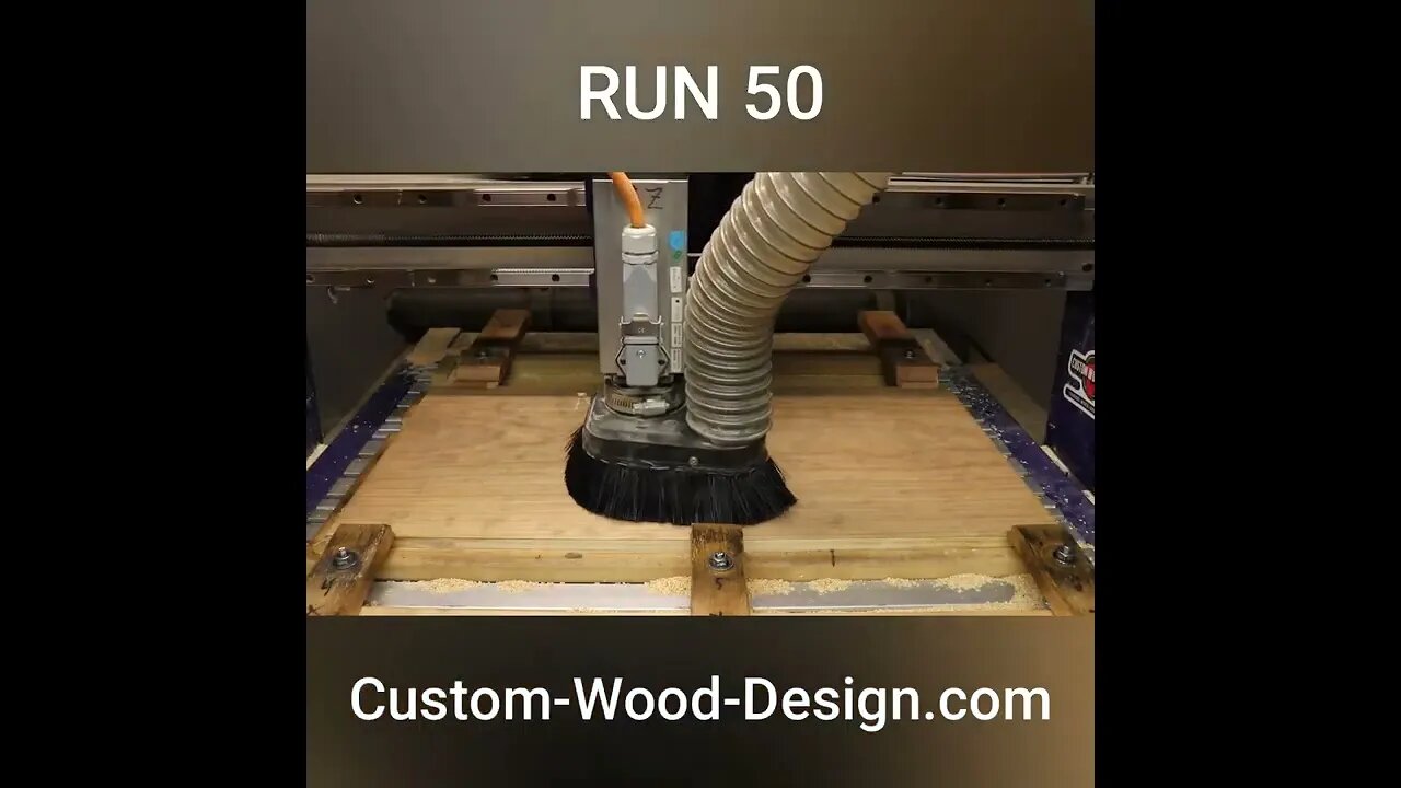 Run 50 #shorts #woodsign #signmaking #cnc #viral #fyp #