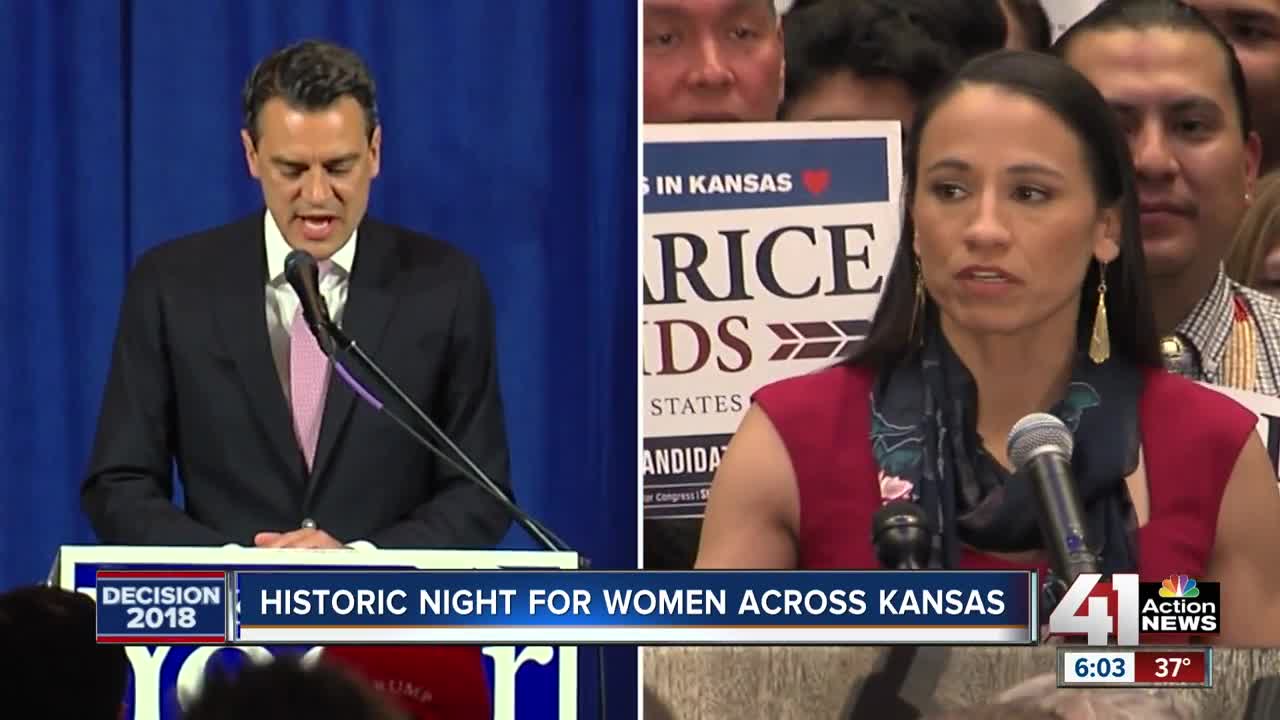 Davids talks historic night for women in Kansas