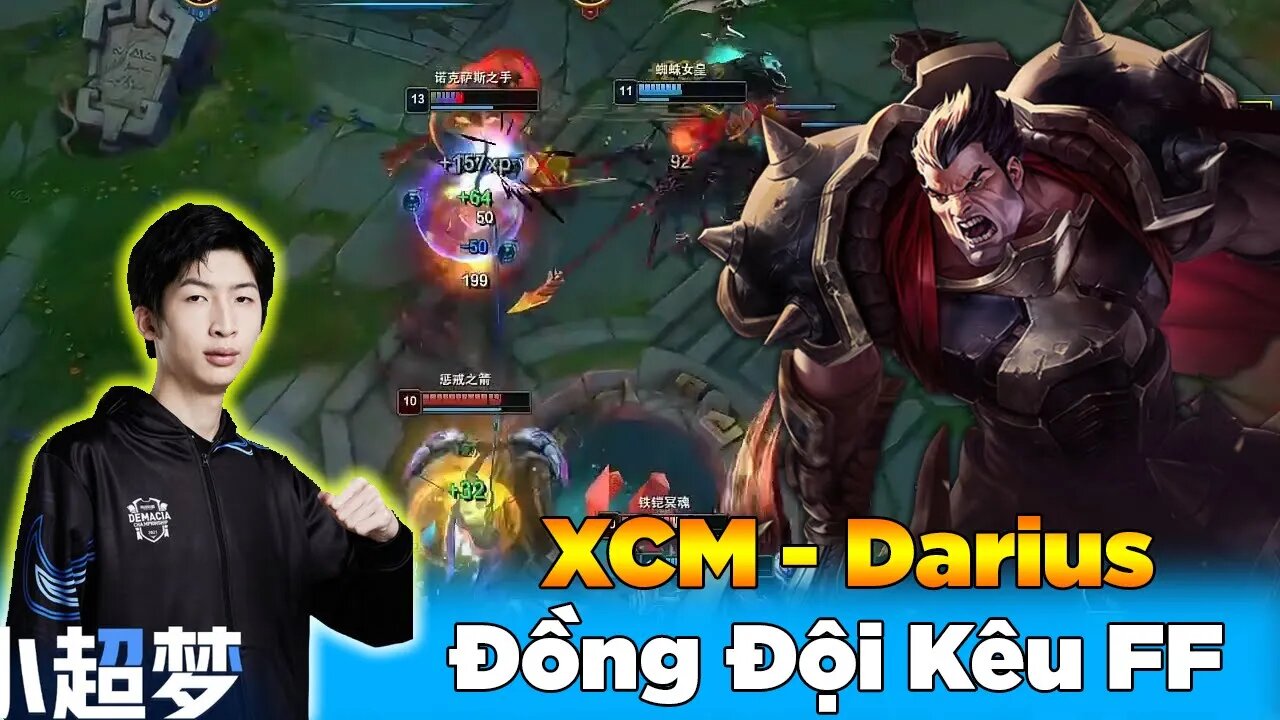 Đồng Đội Kêu FF Xiao Chao Meng Kêu Lo Được Với Kèo Darius vs Mordekaiser Rank Thách Đấu