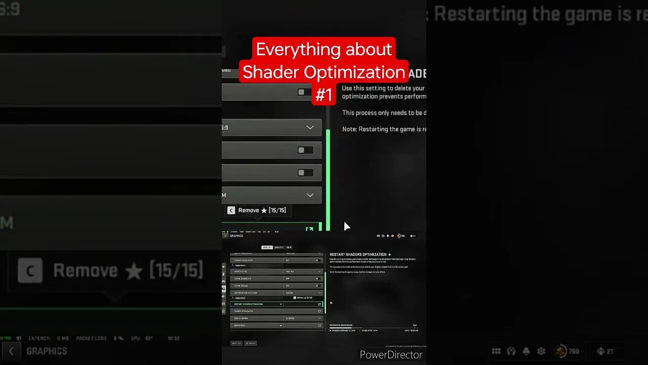 Everything you need to Know about SHADER OPTIMIZATION in Warzone 2. Part 1 #shorts