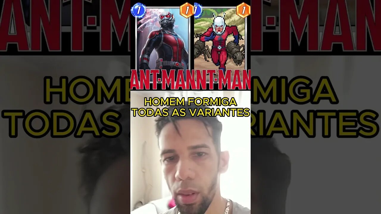 HOMEM FORMIGA TODAS AS VARIANTE MARVEL SNAP #marvelsnap