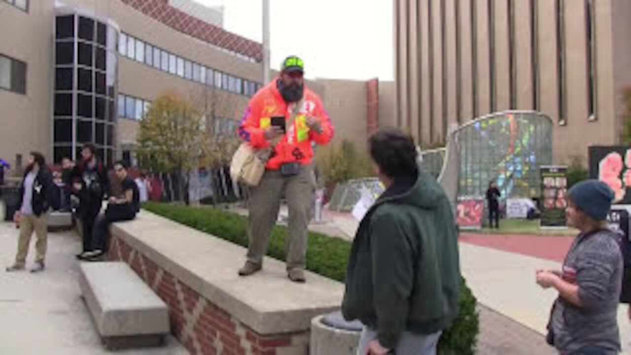 Columbus State Community College | Open Air Preaching | Kerrigan Skelly